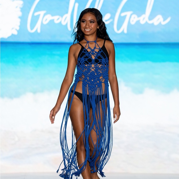 Handmade Macramé Rope Dress GoodVibeGoda Original Design - Picture 13 of 17